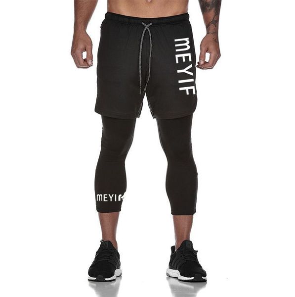 men's spring autumn new sports fitness gym shorts outdoor running quick-drying mesh trunks fake two pieces male short pants, White;black
men's spring autumn new sports fitness gym shorts outdoor running quick-drying mesh trunks fake two pieces male short pants, White;black
