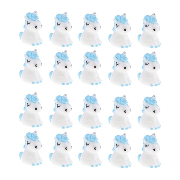 20 pack miniature unicorn sculpture fairy garden dollhouse decor kids toys blue
20 pack miniature unicorn sculpture fairy garden dollhouse decor kids toys blue