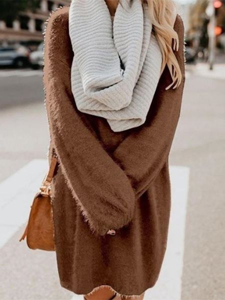solid color winter long loose knitting sweater dress women elegant plus size warm female autumn loose stylish, White;black
solid color winter long loose knitting sweater dress women elegant plus size warm female autumn loose stylish, White;black