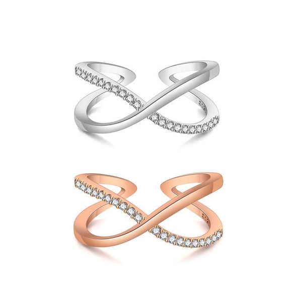 fashion gold zircon stone open ring fashion simple smooth crossover ring big letter x for women lady party wedding jewelry, Silver
fashion gold zircon stone open ring fashion simple smooth crossover ring big letter x for women lady party wedding jewelry, Silver