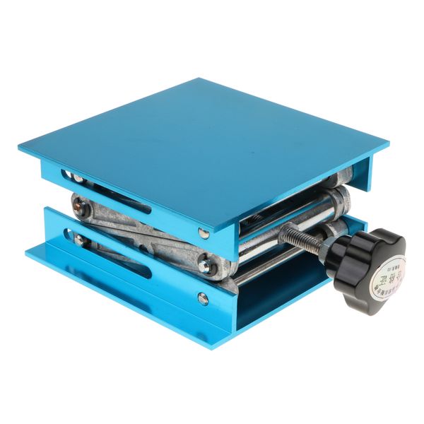 alumina lift platform lab jack scissor stand platform table 100*100*150mm