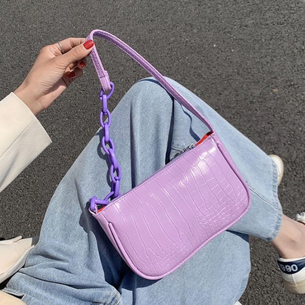 vintage crocodile baguette shape shoulder bag women acrylic chain underarm bags women candy pu leather handbag lady hand bag new
vintage crocodile baguette shape shoulder bag women acrylic chain underarm bags women candy pu leather handbag lady hand bag new