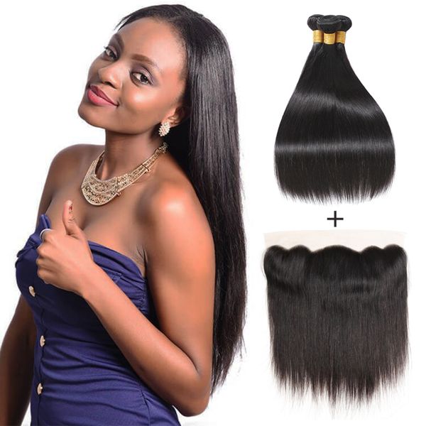 nami hair brazilian straight human hair bundles with 13x4 lace frontalclosure 3 picecs 100% human hair extensions with ear to ear closure, Black
nami hair brazilian straight human hair bundles with 13x4 lace frontalclosure 3 picecs 100% human hair extensions with ear to ear closure, Black