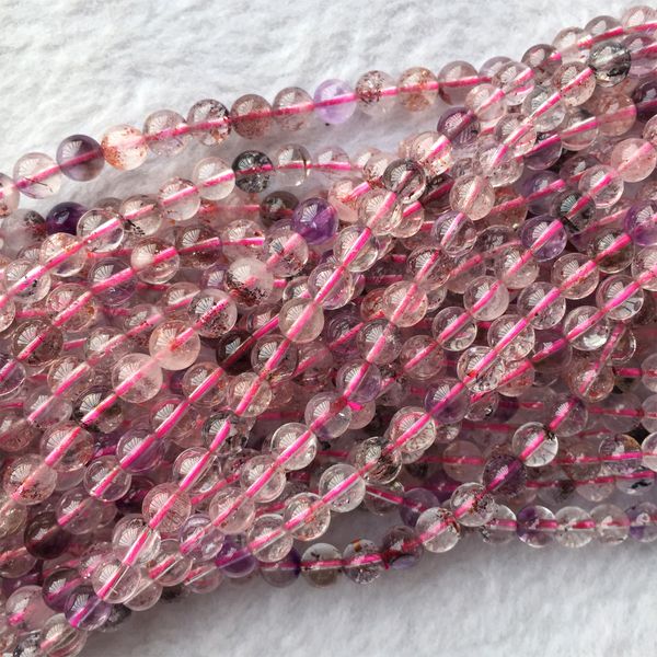 natural genuine clear pink purple super seven 7 rosite muscovite melody stone smooth round necklaces bracelets gemstone beads 05962, Black
natural genuine clear pink purple super seven 7 rosite muscovite melody stone smooth round necklaces bracelets gemstone beads 05962, Black