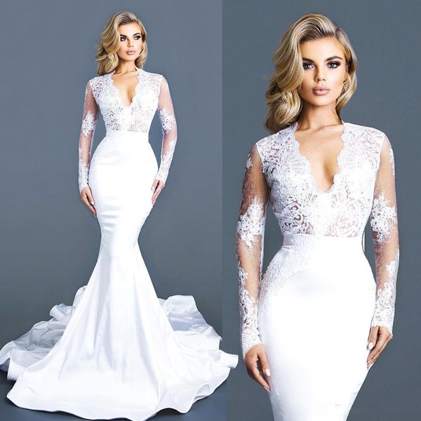 mermaid wedding dresses bridal gowns lace appliques african style 2020 plus size illusion long sleeve ruffles tiered tulle sweep train, White
mermaid wedding dresses bridal gowns lace appliques african style 2020 plus size illusion long sleeve ruffles tiered tulle sweep train, White