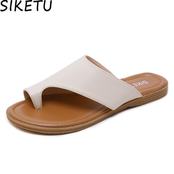 siketu 2019 women outdoor slippers ring toe flats casual shoes flip flops slides mules flat heel summer shoes plus size 36-42, Black
siketu 2019 women outdoor slippers ring toe flats casual shoes flip flops slides mules flat heel summer shoes plus size 36-42, Black