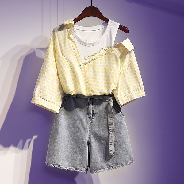 high waist denim shorts women casual loose ladies fashion pocket blue white jeans female plus size t-shirt shorts suit 2 piece
high waist denim shorts women casual loose ladies fashion pocket blue white jeans female plus size t-shirt shorts suit 2 piece