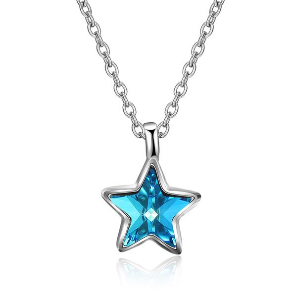 dorado 925 sterling sliver necklaces blue five star zircon pendant necklace necklaces & pendants for women birthday gift, Silver
dorado 925 sterling sliver necklaces blue five star zircon pendant necklace necklaces & pendants for women birthday gift, Silver