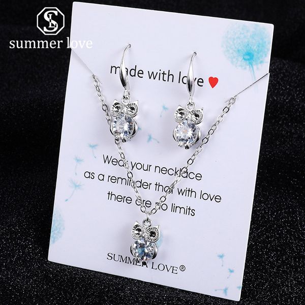 new owl dancer love slippers geometric pendant chain necklece earring set for women girl gold silver zircon dangle earring necklece jewelry, Slivery;golden
new owl dancer love slippers geometric pendant chain necklece earring set for women girl gold silver zircon dangle earring necklece jewelry, Slivery;golden