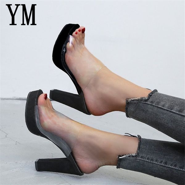clear slippers platform women sandals summer shoes woman pvc transparent high pumps wedding jelly buty damskie high heels, Black
clear slippers platform women sandals summer shoes woman pvc transparent high pumps wedding jelly buty damskie high heels, Black