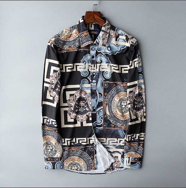 2019 new brand designer european and american men's leisure business shirt size s-3xl- - welcome to buy -a4, White;black
2019 new brand designer european and american men's leisure business shirt size s-3xl- - welcome to buy -a4, White;black