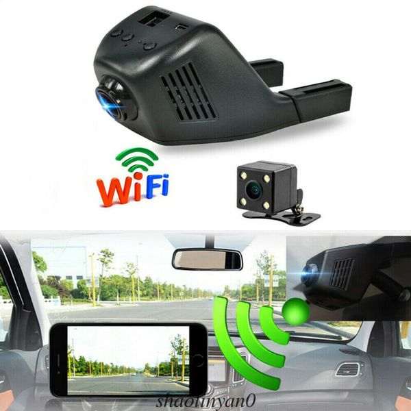 new mini wifi car dvr dash camera dual camcorder lens with rear view camera 720p
new mini wifi car dvr dash camera dual camcorder lens with rear view camera 720p