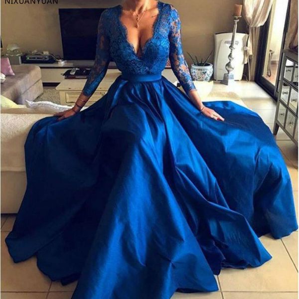 new arrival prom party evening dresses vestido de noiva sereia gown v-neck robe de soiree prom party full sleeves side slit, Black;red
new arrival prom party evening dresses vestido de noiva sereia gown v-neck robe de soiree prom party full sleeves side slit, Black;red