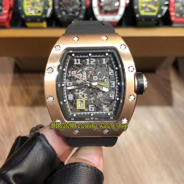 r high version rm 030 skeleton big date dial japan miyota automatic mechanical rm030 mens watch rose gold case rubber sport designer watches, Slivery;brown
r high version rm 030 skeleton big date dial japan miyota automatic mechanical rm030 mens watch rose gold case rubber sport designer watches, Slivery;brown