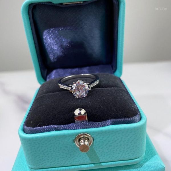 designer ring 925 sterling silver diamond ring womens wedding rings six setting diamond ring gifts fine jewelry1, Slivery;golden
designer ring 925 sterling silver diamond ring womens wedding rings six setting diamond ring gifts fine jewelry1, Slivery;golden