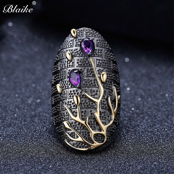 blaike 925 sterling silver filled tree rings for women purple water drop zircon ring jewelry birthday gifts ing, Slivery;golden
blaike 925 sterling silver filled tree rings for women purple water drop zircon ring jewelry birthday gifts ing, Slivery;golden