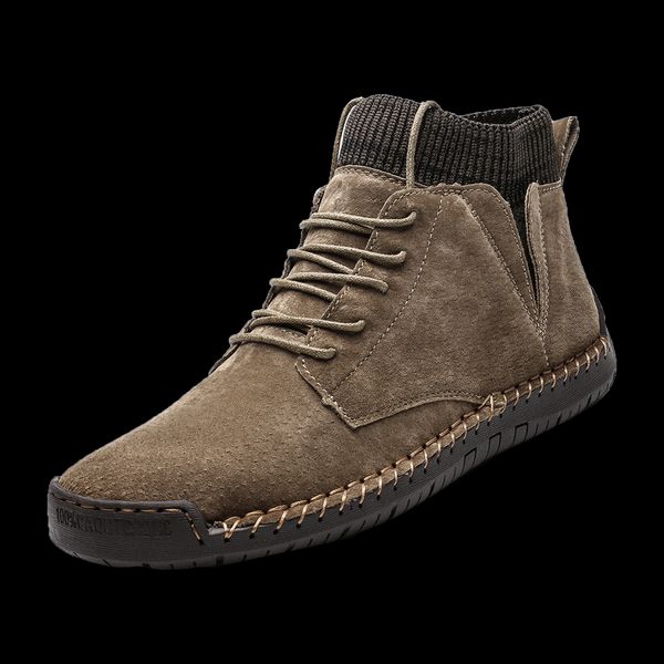 snow boots winter men warm men motorcycle boots with non-slip ankle high to help work shoes, Black
snow boots winter men warm men motorcycle boots with non-slip ankle high to help work shoes, Black