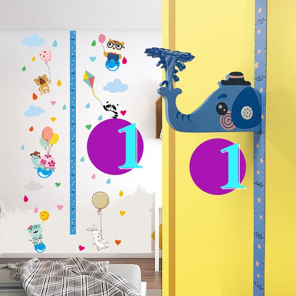 removable children 3d height chart measure wall sticker decal for kids baby room 
removable children 3d height chart measure wall sticker decal for kids baby room