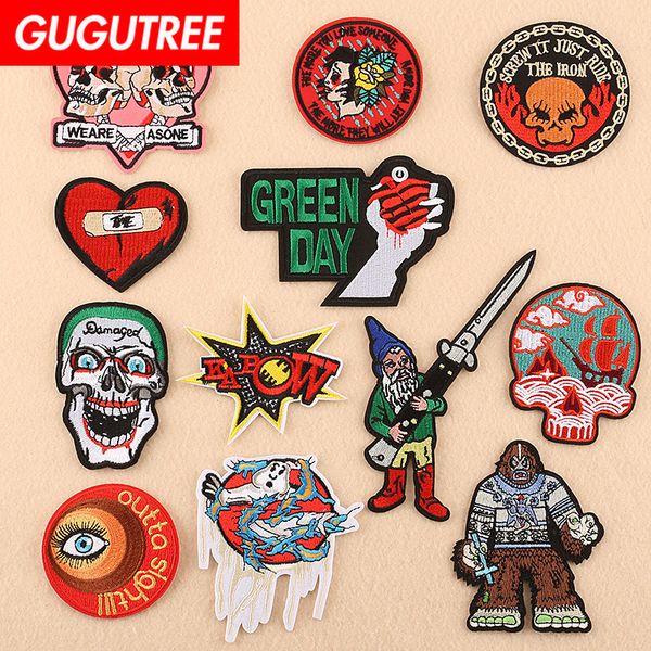 gugutree one set embroidery love heart skull patch animal patches badges applique patches for clothing dk-73, Black
gugutree one set embroidery love heart skull patch animal patches badges applique patches for clothing dk-73, Black