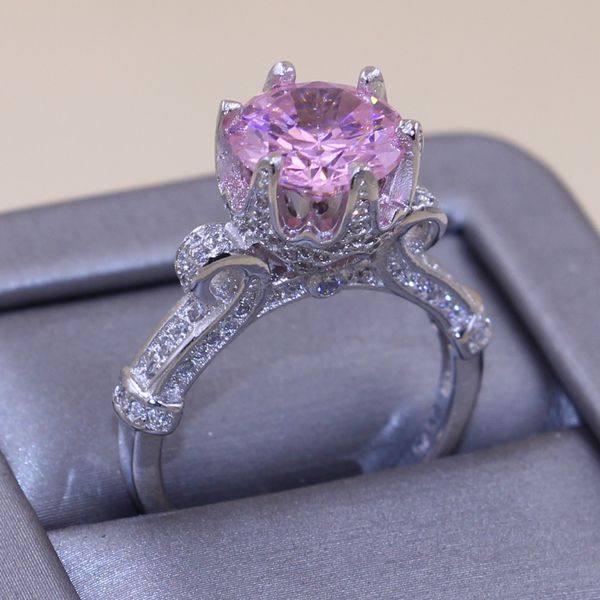 victoria wieck solitaire 9mm luxury jewelry 925 sterling silver round cut pink sapphire cz diamond women wedding crown ring gift size 5-11, Golden;silver
victoria wieck solitaire 9mm luxury jewelry 925 sterling silver round cut pink sapphire cz diamond women wedding crown ring gift size 5-11, Golden;silver