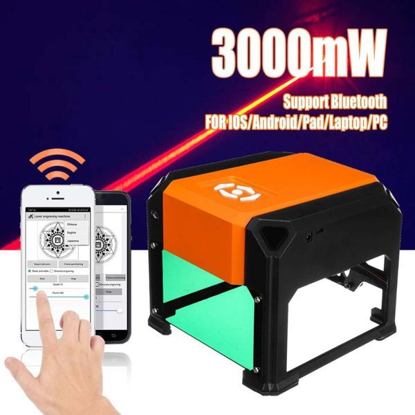 3000mw usb bluetooth desklaser engraving machine diy mark printer cutter cnc laser carving machine ac 110-220v
3000mw usb bluetooth desklaser engraving machine diy mark printer cutter cnc laser carving machine ac 110-220v