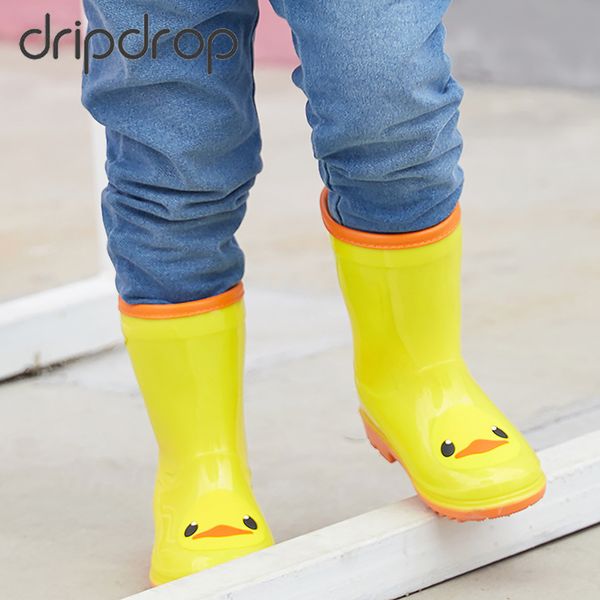 dripdrop kids rain boots boys girls waterproof rubber boots mid-calf non-slip water shoes glossy, Black;grey
dripdrop kids rain boots boys girls waterproof rubber boots mid-calf non-slip water shoes glossy, Black;grey