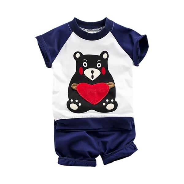 2pcs / комплект baby boy лета девушки детские наборы хлопка с коротким рукавом мультфильм pattern top + твердые цвета брюки дети casual мягк, White
2pcs / комплект baby boy лета девушки детские наборы хлопка с коротким рукавом мультфильм pattern top + твердые цвета брюки дети casual мягк, White