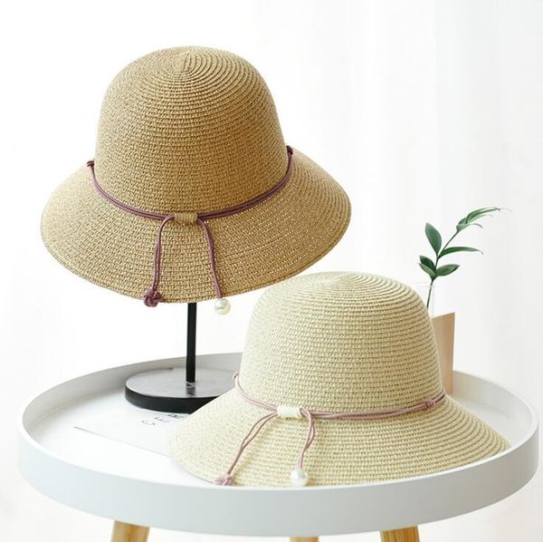 summer women bucket hat foldable straw hats with pearl pendant sun cap for lady wide brim hats sun bonnet fisherman hat ship, Blue;gray
summer women bucket hat foldable straw hats with pearl pendant sun cap for lady wide brim hats sun bonnet fisherman hat ship, Blue;gray