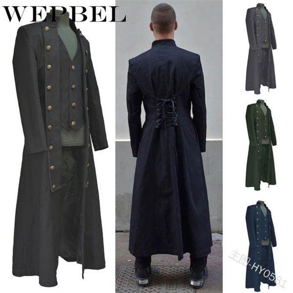 wepbel halloween carnival gothic coat for men medieval cosplay mens party tuxedo punk clothing middle ages costumes, Tan;black
wepbel halloween carnival gothic coat for men medieval cosplay mens party tuxedo punk clothing middle ages costumes, Tan;black