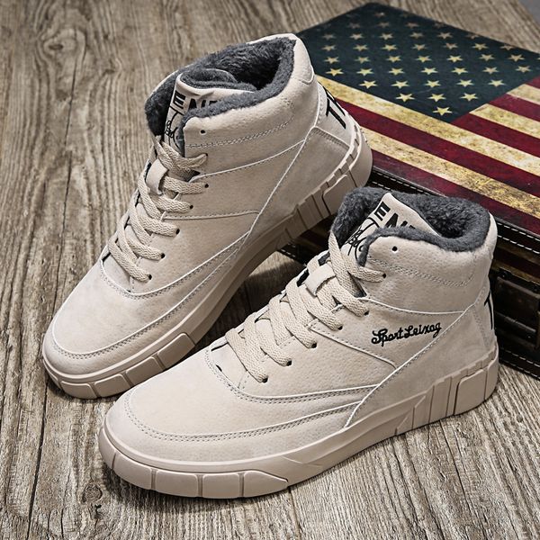 men boots winter booties ankle plush warm shoes man casual sneakers male footwear, Black
men boots winter booties ankle plush warm shoes man casual sneakers male footwear, Black
