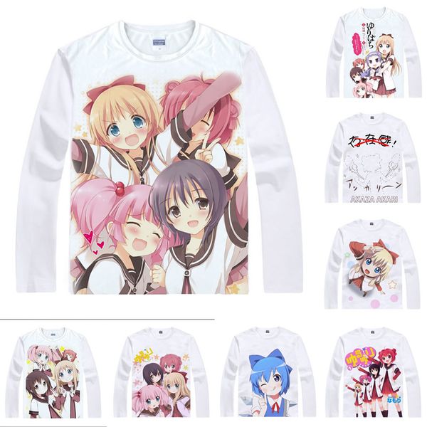 anime shirt yuruyuri easygoing yuri t-shirts multi-style long sleeve akari akaza yui funami cosplay motivs kawaii shirts, White;black
anime shirt yuruyuri easygoing yuri t-shirts multi-style long sleeve akari akaza yui funami cosplay motivs kawaii shirts, White;black