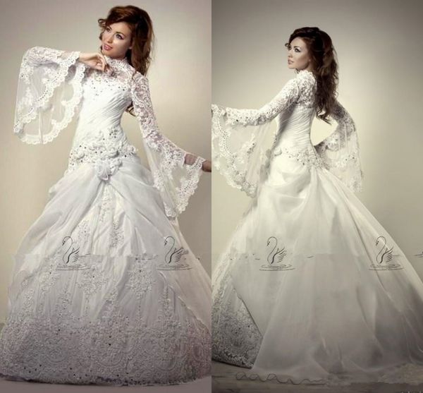 muslim wedding dresses turkey ball gown high neck modest middle east dubai arabic long sleeve luxury lace beaded plus size wedding gowns 289, White
muslim wedding dresses turkey ball gown high neck modest middle east dubai arabic long sleeve luxury lace beaded plus size wedding gowns 289, White