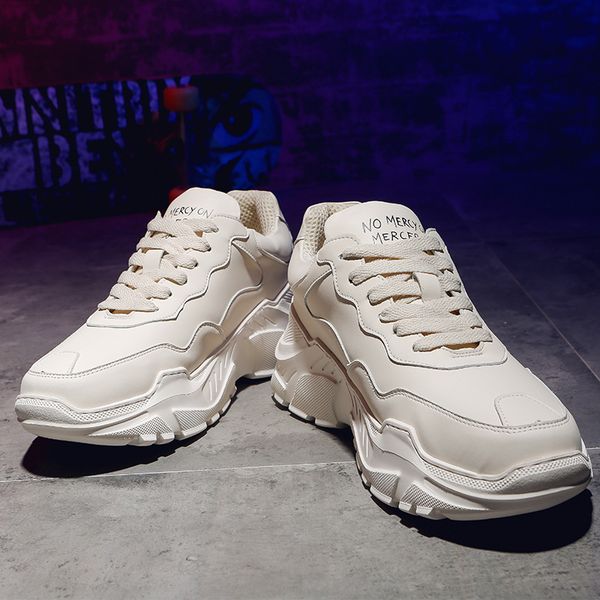 men's casual shoes trainers chunky sneaker platform winter shoes men sneakers classic white sneakers men high platform k4-58, Black
men's casual shoes trainers chunky sneaker platform winter shoes men sneakers classic white sneakers men high platform k4-58, Black