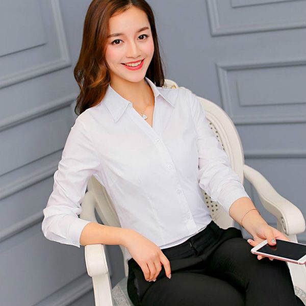 2020 women party club blouses fashion long sleeve button polyester lovely white blouse bright pockets shirt work business
2020 women party club blouses fashion long sleeve button polyester lovely white blouse bright pockets shirt work business