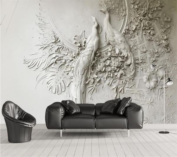 mural custom wallpaper 3d solid murals embossed peacock mural sofa background wall painting living room bedroom 3d wallpaper
mural custom wallpaper 3d solid murals embossed peacock mural sofa background wall painting living room bedroom 3d wallpaper