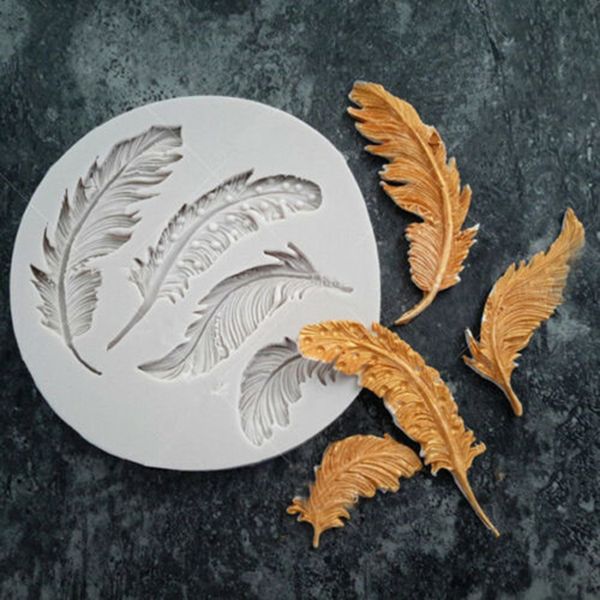 4pcs feather pattern silicone mold handmade soap mold sugar craft fondant cake decorating tools cupcake chocolate baking candy
4pcs feather pattern silicone mold handmade soap mold sugar craft fondant cake decorating tools cupcake chocolate baking candy