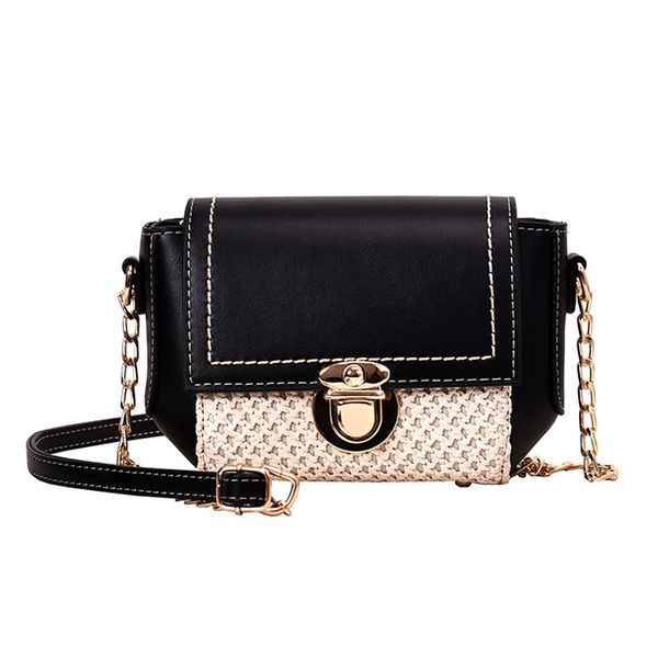 new chain decoration women bag fashion patchwork color pu leather women shoulder crossbody bag large capacity casual handbags
new chain decoration women bag fashion patchwork color pu leather women shoulder crossbody bag large capacity casual handbags