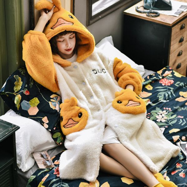 adorable sleepwear fleece pyjamas robes cartoon for women fashion nightgrowns deep v neck bathrobes pyjamas, Black;red
adorable sleepwear fleece pyjamas robes cartoon for women fashion nightgrowns deep v neck bathrobes pyjamas, Black;red