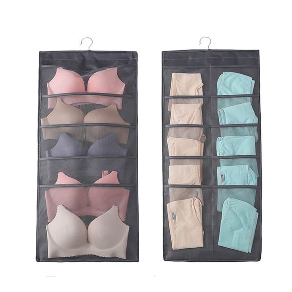 15 mesh pockets hanging bag bra clothes socks storage bag closet dual-sided hanging organizer storage bag for bra clothes so
15 mesh pockets hanging bag bra clothes socks storage bag closet dual-sided hanging organizer storage bag for bra clothes so