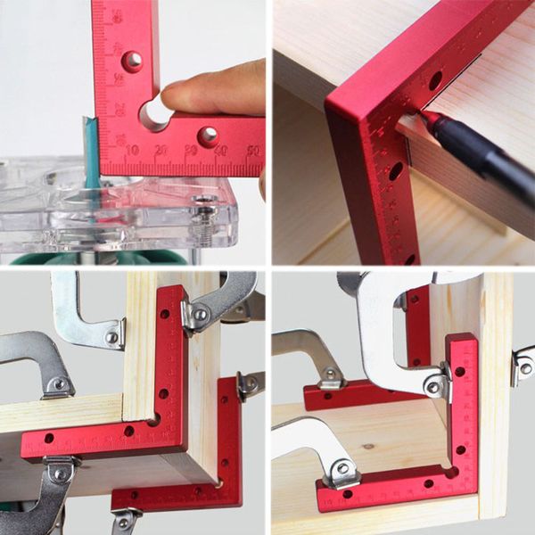 90 degrees right angle clamps woodworking positioning adjustable l-shaped auxiliary fixture positioner aluminium corner ruler
90 degrees right angle clamps woodworking positioning adjustable l-shaped auxiliary fixture positioner aluminium corner ruler