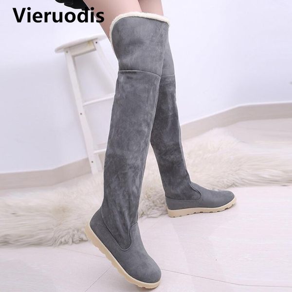 women over the knee shoes female in tube long boots feminino zapatos mujer bota size 35-41 2018 new winter models snow boots, Black
women over the knee shoes female in tube long boots feminino zapatos mujer bota size 35-41 2018 new winter models snow boots, Black