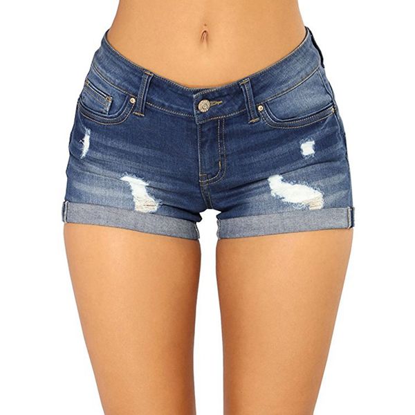 summer woman's denim shorts cotton flanging plus size gloria jeans women pants breeches overalls vintage female torn trousers, Blue
summer woman's denim shorts cotton flanging plus size gloria jeans women pants breeches overalls vintage female torn trousers, Blue
