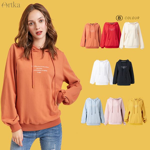 artka 2019 autumn new women sweatshirt letter embroidery sweatshirts multicolor loose casual hooded sweatshirt women va10692q, Black
artka 2019 autumn new women sweatshirt letter embroidery sweatshirts multicolor loose casual hooded sweatshirt women va10692q, Black