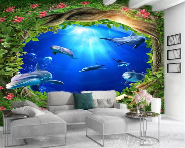 3d wallpaper living room beautiful flower vine cute dolphin custom hd animal interior decoration silk mural wallpaper
3d wallpaper living room beautiful flower vine cute dolphin custom hd animal interior decoration silk mural wallpaper