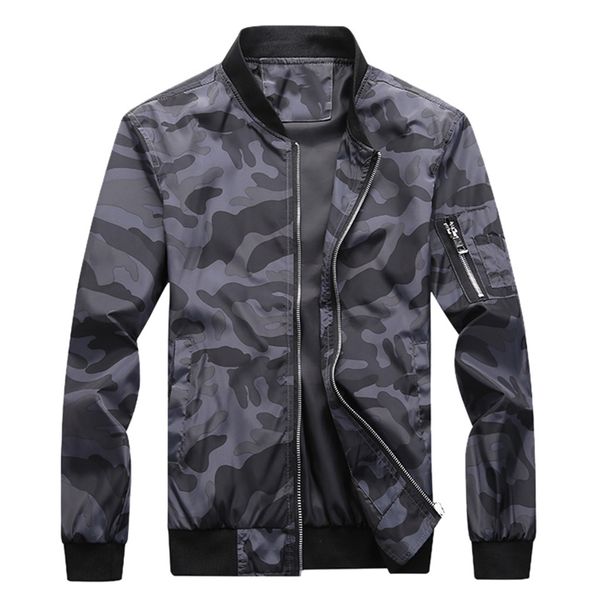 fashion men's casual camouflage long sleeve jacket stand neck coats hip hop streetwear windbreaker slim fit loose jackets, Black;brown
fashion men's casual camouflage long sleeve jacket stand neck coats hip hop streetwear windbreaker slim fit loose jackets, Black;brown