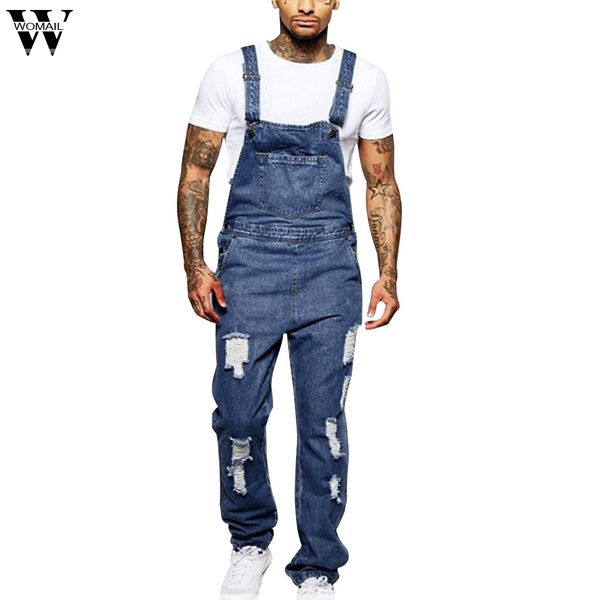 womail casual jeans men's hole pocket jeans straight overall jumpsuit streetwear denim overall suspender pants dropship may28, Blue
womail casual jeans men's hole pocket jeans straight overall jumpsuit streetwear denim overall suspender pants dropship may28, Blue