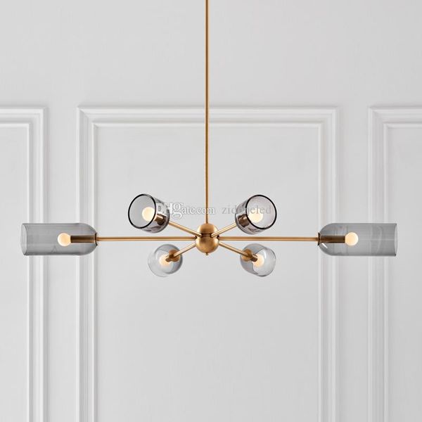nordic led glass pendant light glod chandelier lighting 6 heads pendant lamps smoky gray glass for living room bedroom restaurant
nordic led glass pendant light glod chandelier lighting 6 heads pendant lamps smoky gray glass for living room bedroom restaurant