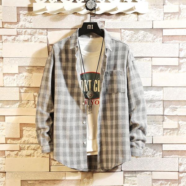 casual shirts fashion design men's dress shirts autumn men's fashion plaid long-sleeved shirt male button down casu, White;black
casual shirts fashion design men's dress shirts autumn men's fashion plaid long-sleeved shirt male button down casu, White;black