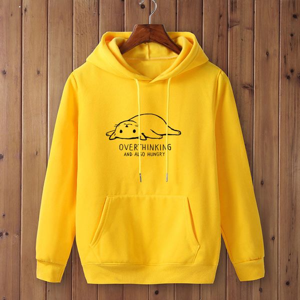 hoodies women/men hooded 2019 winter overthinking and also hungry letter printed sweatshirts women korean style pullovers, Black
hoodies women/men hooded 2019 winter overthinking and also hungry letter printed sweatshirts women korean style pullovers, Black