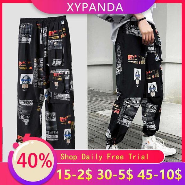 xypanda street hip-hop function cargo casual trousers trend overalls tide brand sports loose men's pants, Black
xypanda street hip-hop function cargo casual trousers trend overalls tide brand sports loose men's pants, Black